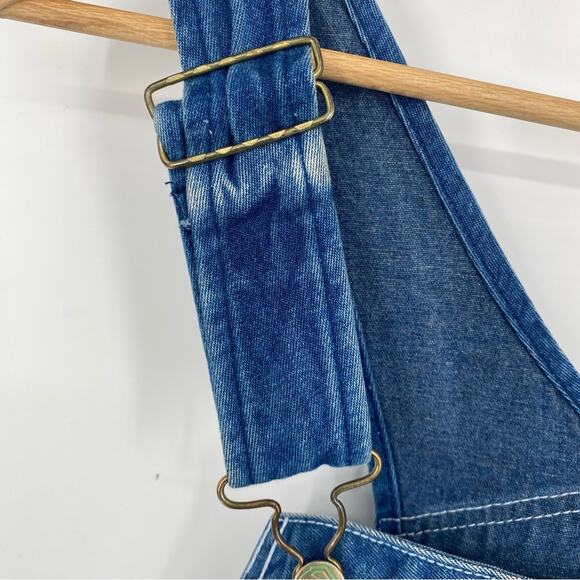 Liberty Men's Stonewashed Denim Bib Overalls 40 x 30 Carpenter Utility Chore - Picture 8 of 10